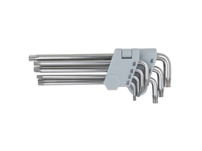 KS Tools 964.0615, L-torx nøgle, Metallic, Stål, DIN ISO 2936, 162 g, 7 stk