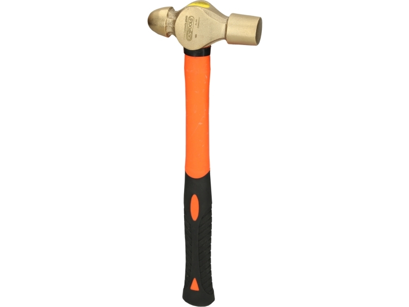 Ks Tools Bronzeplus, Schlosserhammer, Aluminium-Bronze, Glasfaser, Schwarz, Bronze, Orange, 285 Mm, 340 G