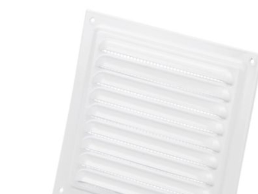 Jalousirist Med Insektnet 150X150 Mm, Hvid, Mvm
