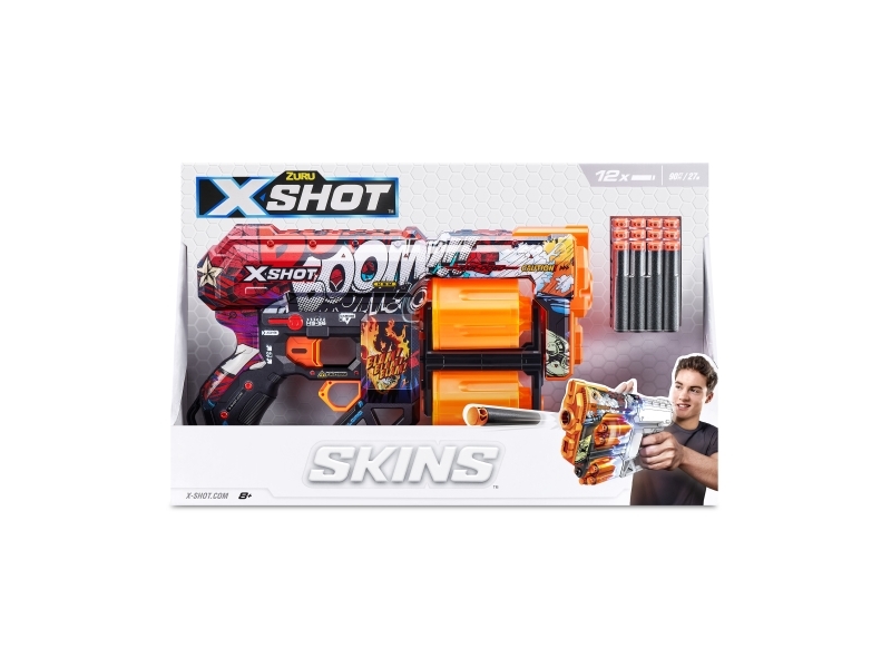 XShot ZURU X-SHOT Skins Dread Launcher 36517Q 31999 | Leksaker - Rollek - Blaster och leksaksvapen | GameStuff