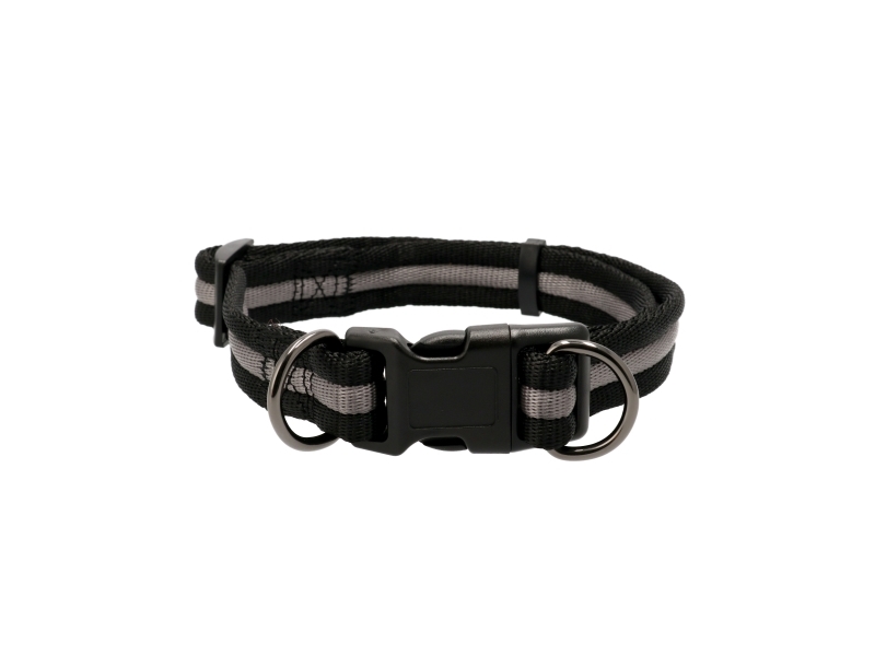 Dogman Kanalhalsband Vera Ställbart Svart/grå | Sällskapsdjur - Hund - Hundhalsband | GameStuff