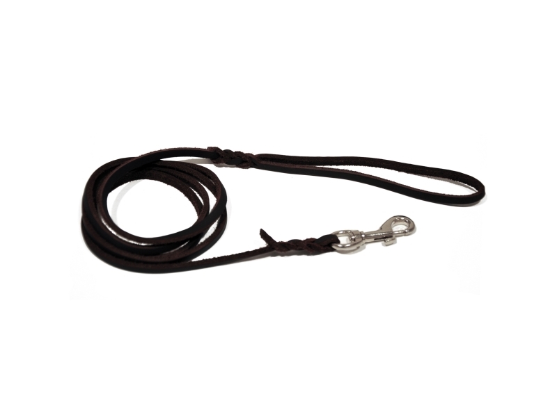 Dogman Leather Leash Lina Brown M 12mm x 180cm