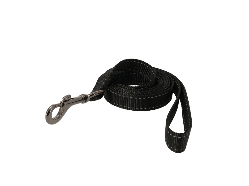 Dogman Nylonkoppel Iris Svart M 180cm | Sällskapsdjur - Hund - Hundkoppel | GameStuff