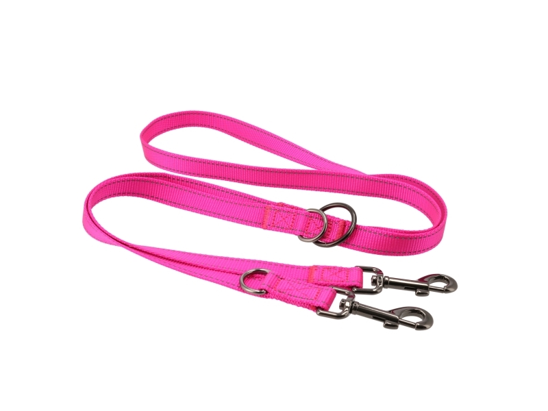 Dogman Nylon-Leine Iris Multi Rosa