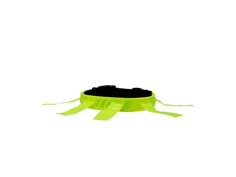 Dogman Reflexhalsband Med Flärpar Gul Xs | Sällskapsdjur - Hund - Hundhalsband | GameStuff