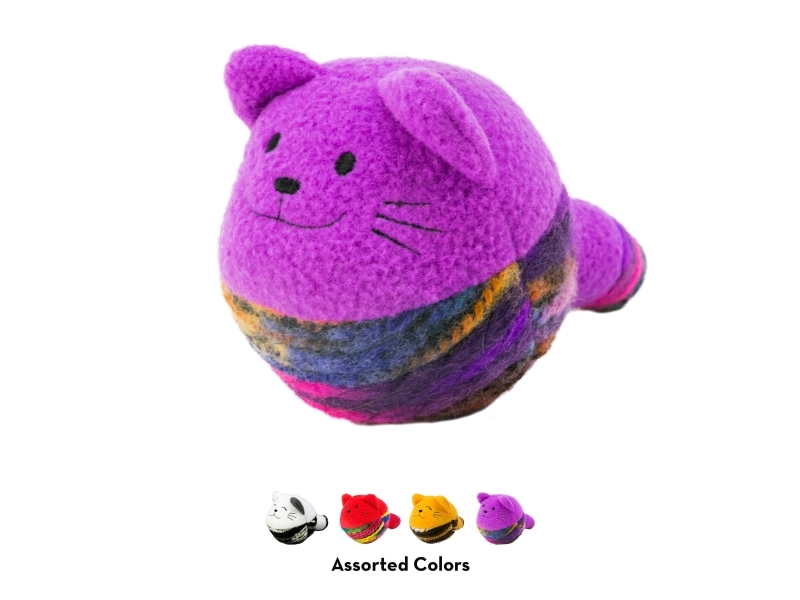 Cat Toy Yarnimals Assorted Colors 7.5cm