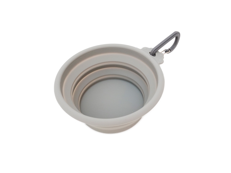 DOGMAN Rejseskål soft Steel 370ml 14cm