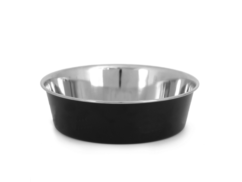 Dogman Madskål Rustfri Heavy Sort 13Cm