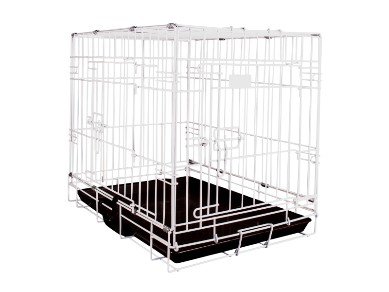 Dogman Stålbur Standard Vit 124cm 124cm | Sällskapsdjur - Hund - Transport & Säkerhet | GameStuff