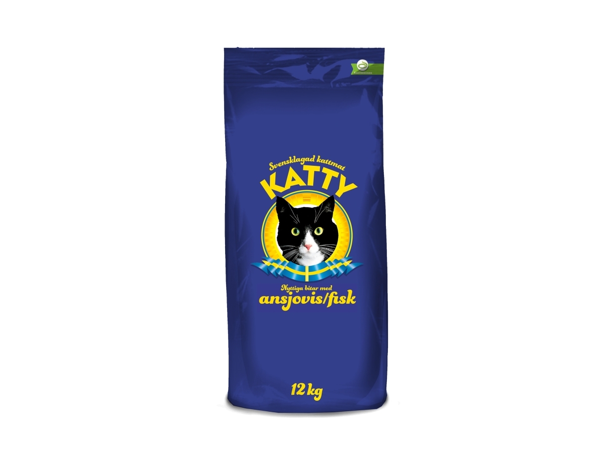 Katty Bits Ansjos/Fisk 12 Kg