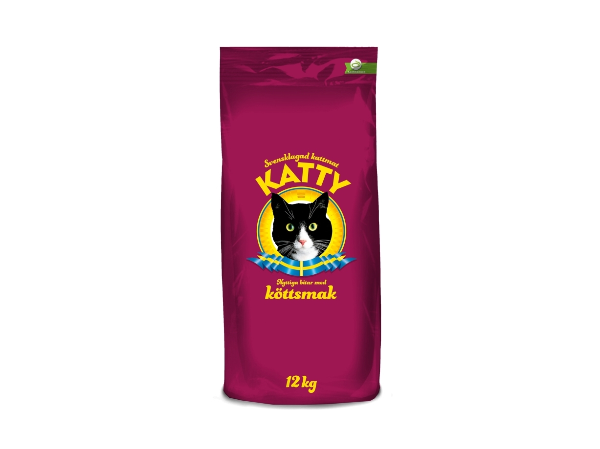 Katty Katty Bitar Kött 12Kg