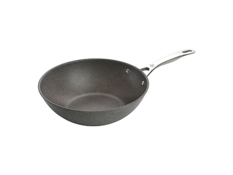BALLARINI 75002-815-0, Rund, Wok/Stirfry pande, Anthracit, Granit/Titanium, -20 °C, 230 °C