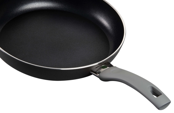 Ballarini 75003-049-0, Rund, Allzweckpfanne, Schwarz, 160 °C, Aluminium, Thermo-Punkt