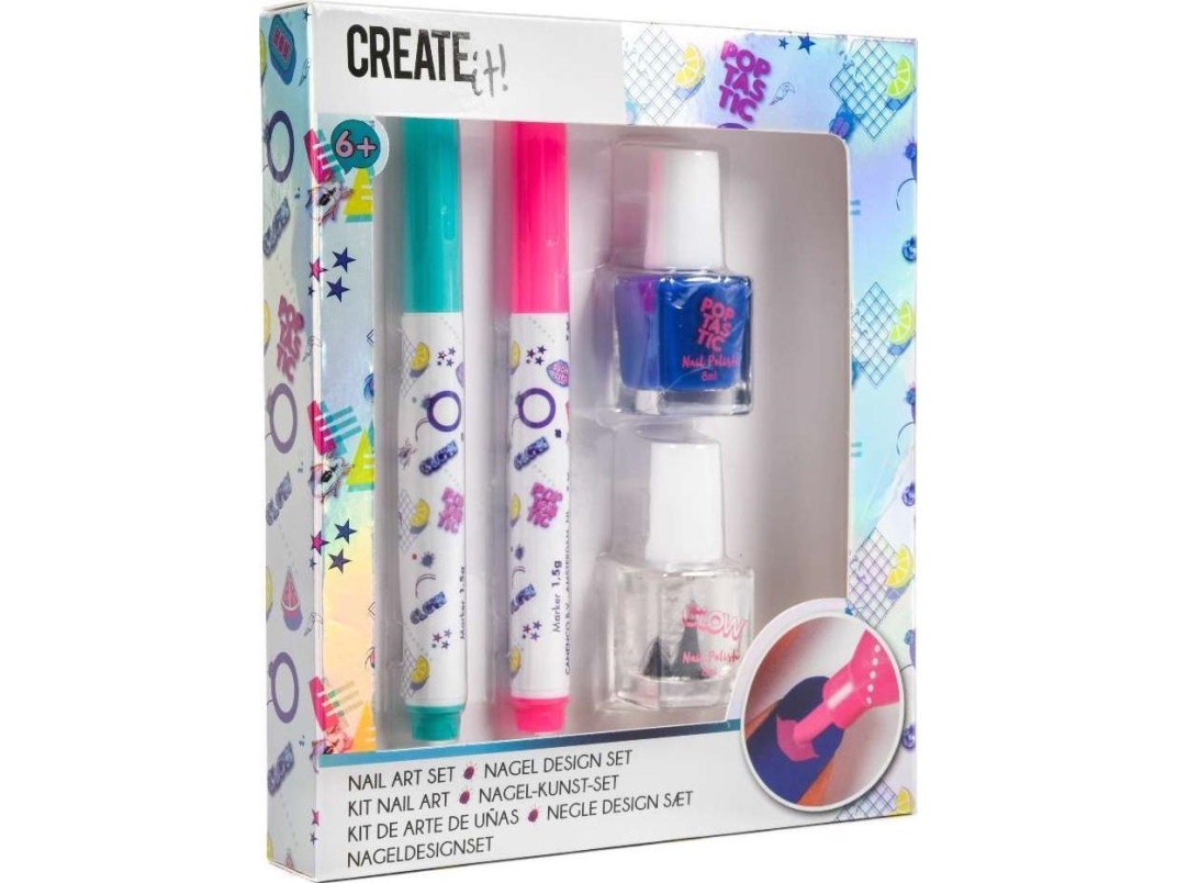 Canenco Create it! för naglar #2 lack och märkpennor | Smink - Sminktillbehör - Smink för barn | GameStuff