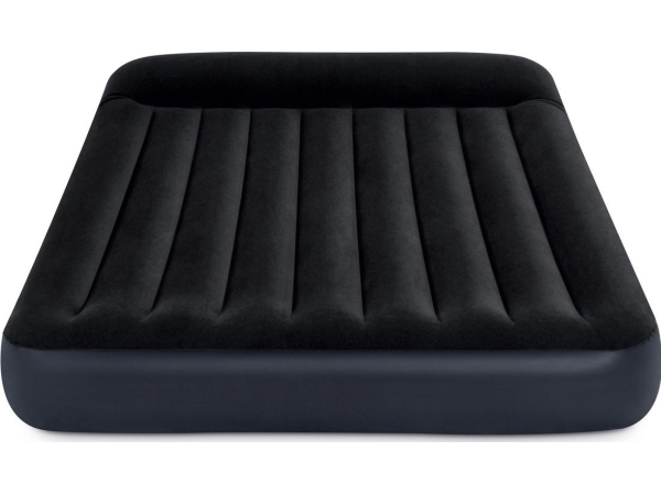 Intex liggeunderlag med pumpe velour 64150
