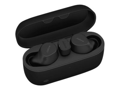 Jabra Evolve2 Buds Ms - Ægte Trådløse Øretelefoner Med Mik. - I Øret - Bluetooth - Aktiv Støjfjerning - Usb-C Via Bluetooth Adapter - Støjisolerende