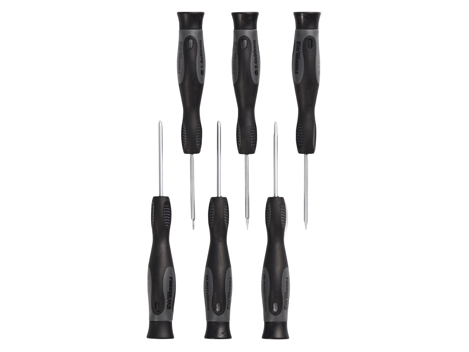 PROBUILDER - SKRUVMEJSEL SET MINI 6 DELAR | Verktyg & Verkstad - Skruvmejsel - Skruvmejselset | GameStuff