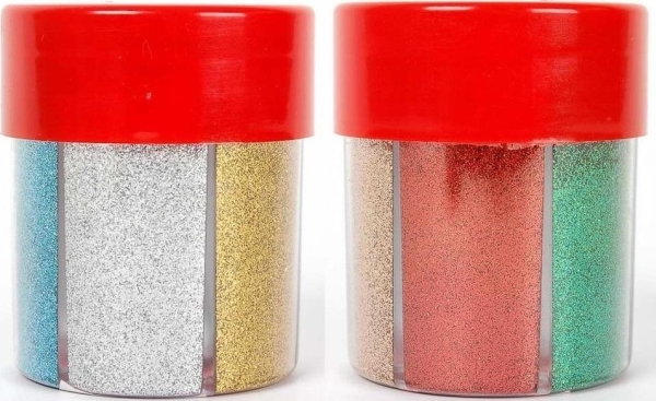 Twinkle Glitter 03 - 6 Farver X 15 G