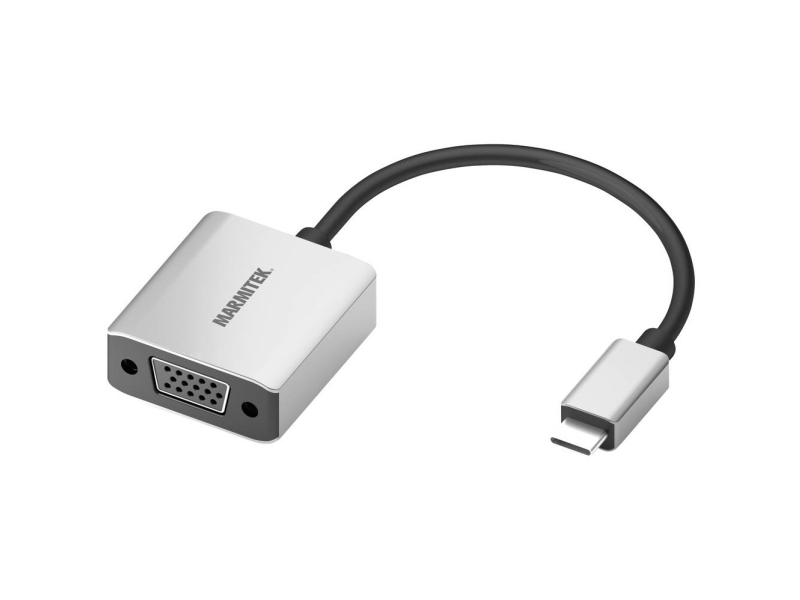 Marmitek 08370, 0,15 M, Usb Typ-C, Vga (D-Sub), Männlich, Weiblich, Gerade