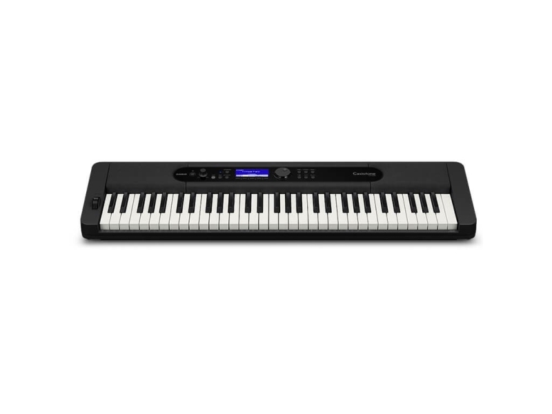 Casio Ct-S400, Digital Synthesizer, Kor, Flanger/Digital Signalbehandling (Dsp), Efterklang, 5 W, Sort, Lcd, Vekselstrøm, Batteri