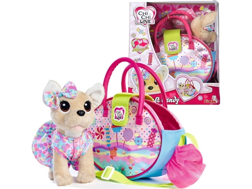 Ccl Sweetest Candy, Chihuahua Plüschhund Mit Tasche 20Cm