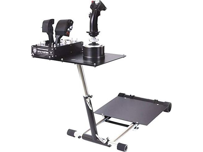 Wheel Stand Pro Deluxe V2, Sort, Rustfrit Stål, Pro Flight X-55 Rhino H.O.T.A.S. Pro Flight X52 / X52 Pro Hotas Warthog Pro Flight Rudder