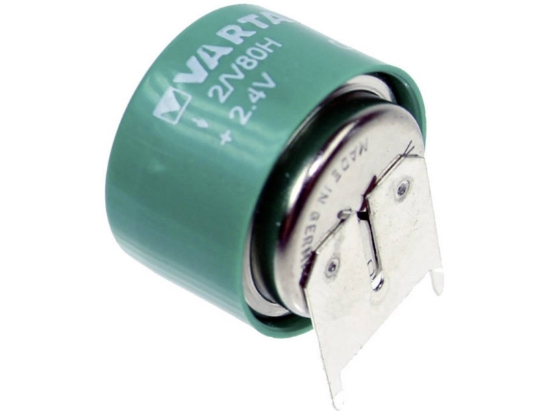 Varta V2/80H-Slf ++/- Wiederaufladbare Knopfzellenbatterie 80H Nimh 80 Mah 2,4 V 1 Stück