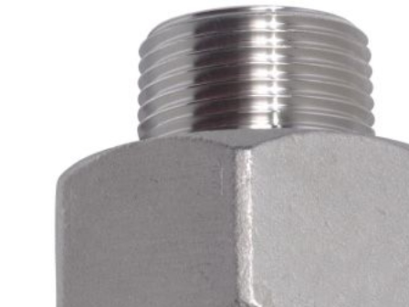 1 x 1/2'' Spidsmuffe m/n - Støbt AISI316