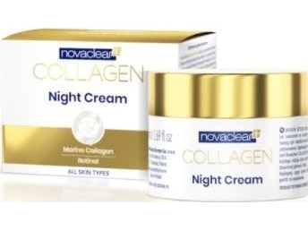 Equalan Pharma Novaclear Collagen, Ujędrniająco-Wygładzający Natcreme, 50 Ml - Długi Termin Ważności!