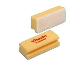 Reinigungsschwamm Super Mit Griff Weiß 10 Stk/Pack