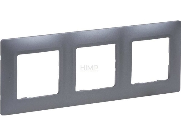 Legrand Niloe Selection Dreifachrahmen Stahl 762053