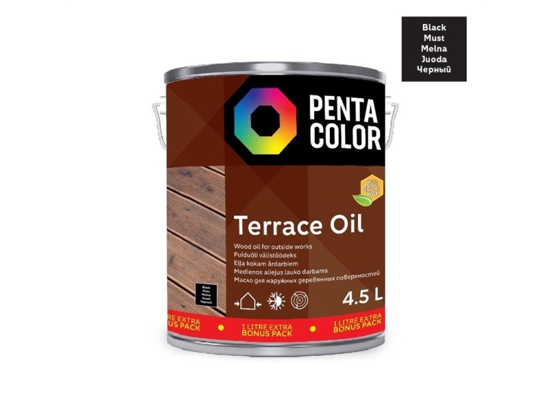 Pentacolor OIL til terrasse med TUNG terrasseolie