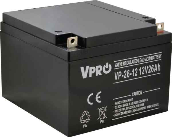 Volt Pol Batterie Agm Vpro 12V 26 Ah