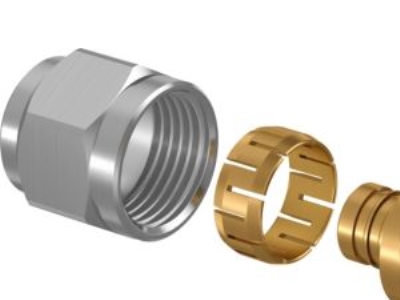 Uponor koblingssæt 15X2,5-G1/2''. Til pexrør/MLC. Forkromet messing. Afzinkningsfrit