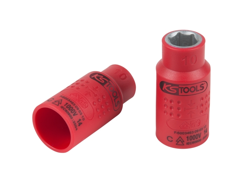 Ks Tools 118.3832, Sokkel, 3/8", Metric, 1 Hoved(Er), 7 Mm, Krom-Vanadium-Stål
