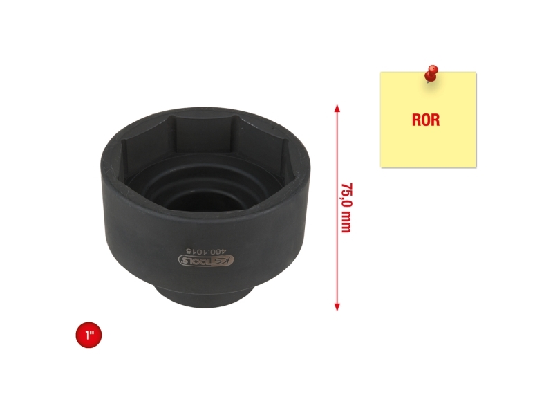 Ks Tools 460.1015, Buchse, 1", 1 Kopf/Köpfe, Stahl, 1,35 Kg