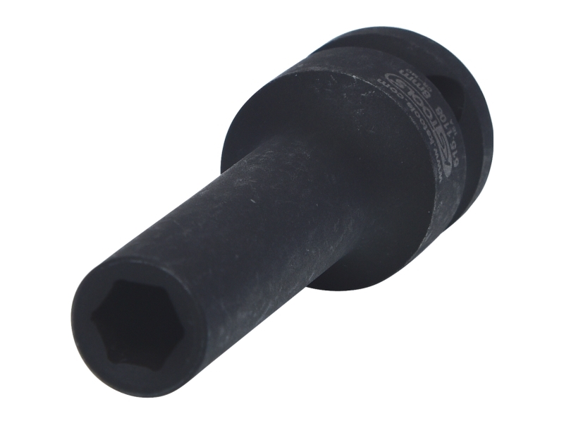 Ks Tools 515.1127, Krafttop, Sort, 1 Hoved(Er), 1/2", Metric, 27 Mm
