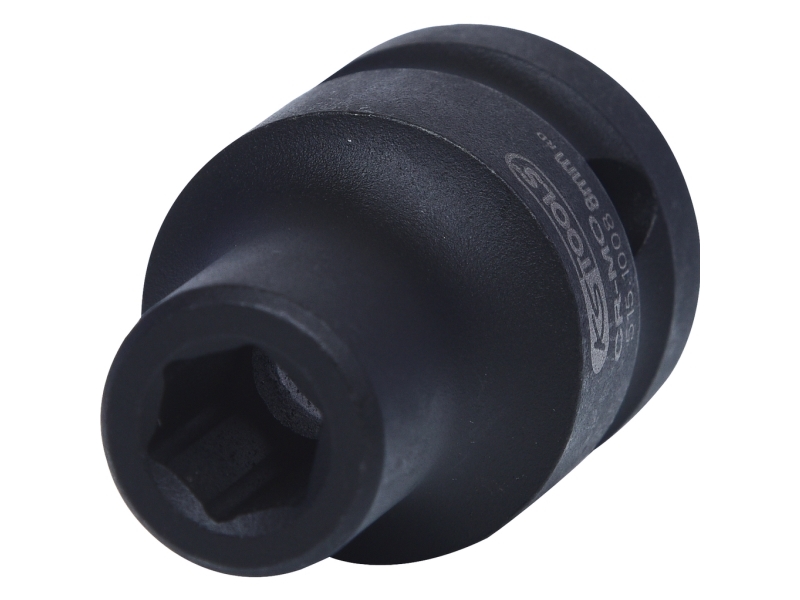 KS Tools 515.1018, Krafttop, Sort, 1 hoved(er), 1/2, Metric, 18 mm