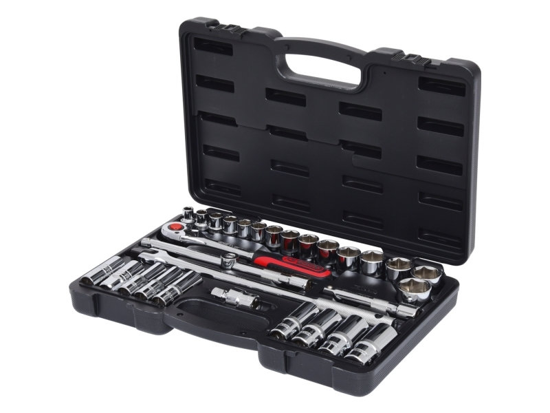 Ks Tools 918.0830, Topnøglesæt, 1/2", Britisk, 30 Hoved(Er), Krom-Vanadium-Stål, 3,4 Kg