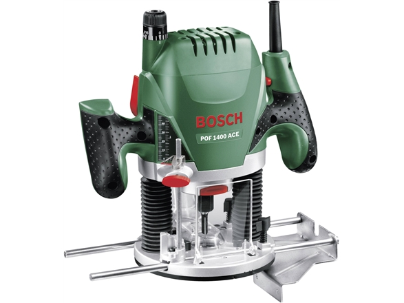 Bosch Router 1400W Pof 1400A Ce + Koffer + Zubehör