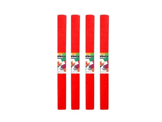 Crinkled Tissue Paper 50x200cm Bright Red