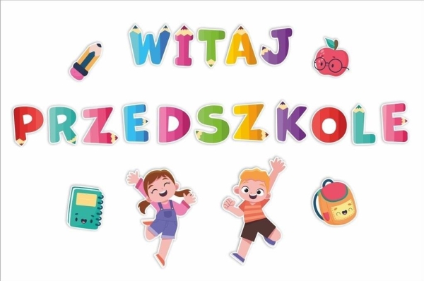 Learnhow School Decorations - Willkommen Kindergarten (Großes Schild)