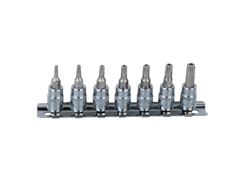 Ks Tools 918.1460, Topnøglesæt, 1/4", Metric, 7 Hoved(Er), T10,T15,T20,T25,T27,T30,T40, 160 G