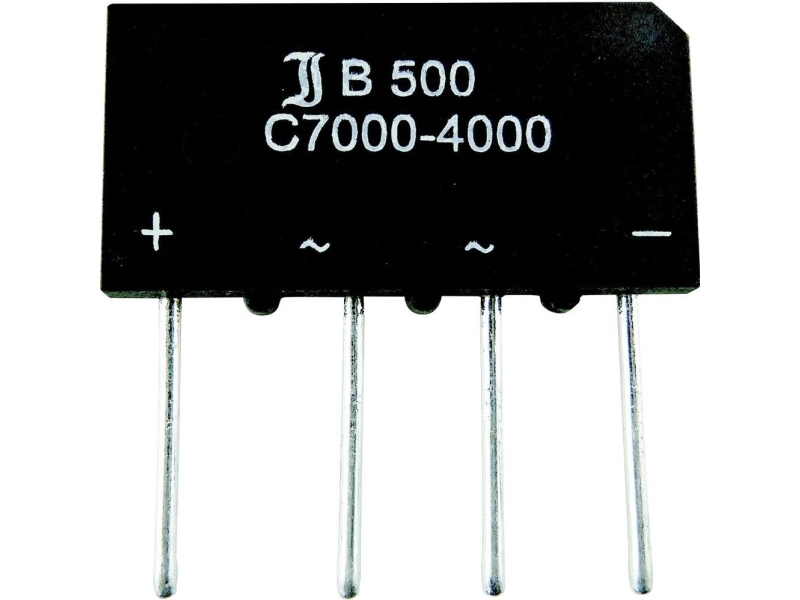 Diotec B80C3700A Broensretter SIL-4 160 V 3.7 A Enkeltfaset
