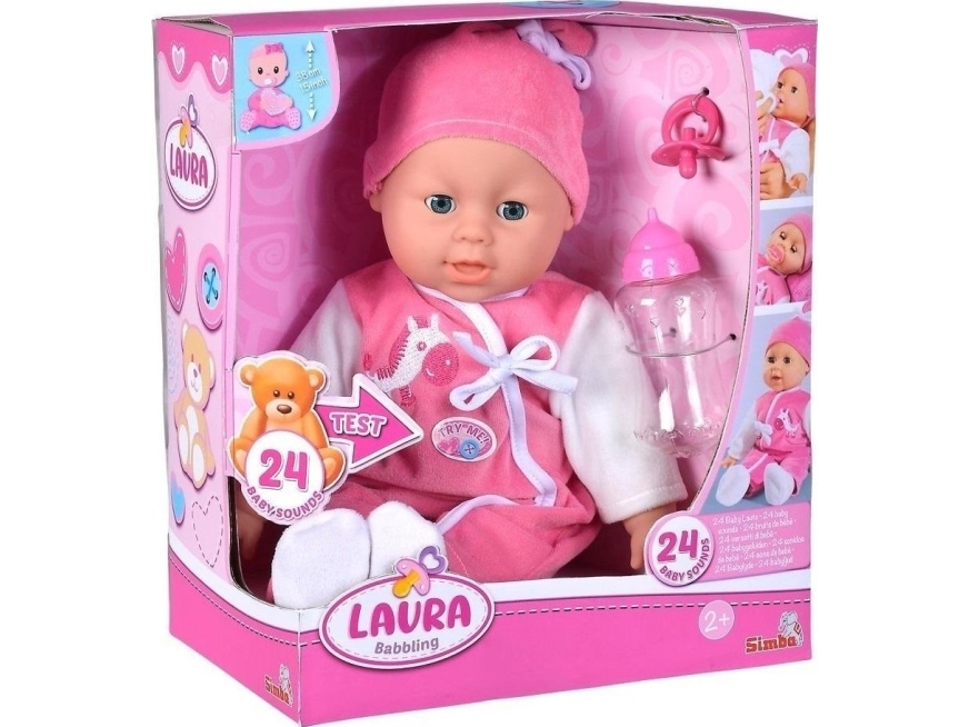 Simba Dukke Laura, Snoozende 38 Cm Simba