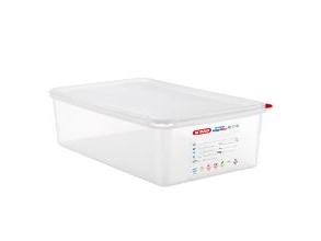 Beholder Araven lufttæt L53xB32.5xH15cm 1/1GN 20.5ltr polypropylen låg klar,6 stk/krt