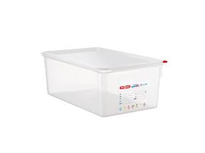 Beholder Araven lufttæt L53xB32.5xH20cm 1/1GN 27.5ltr polypropylen låg klar,6 stk/krt