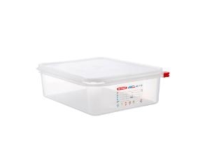 Beholder Araven Lufttæt L32.5Xb26.5Xh10cm 1/2Gn 6.5Ltr Polypropylen Låg Klar,6 Stk/Krt