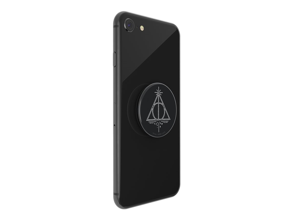 Popsockets Harry Potter - Deathly Hallows, Handy/Smartphone, Passive Halterung, Hand, Schwarz, Weiß
