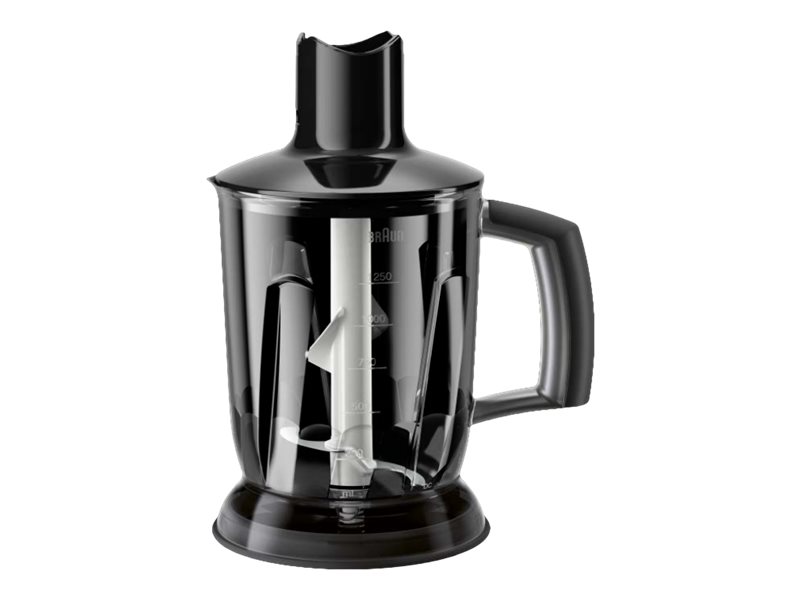 Braun Multiquick Mq 40 - Hakker/Isknuser-Påsætning - Til Stavblender - Sort